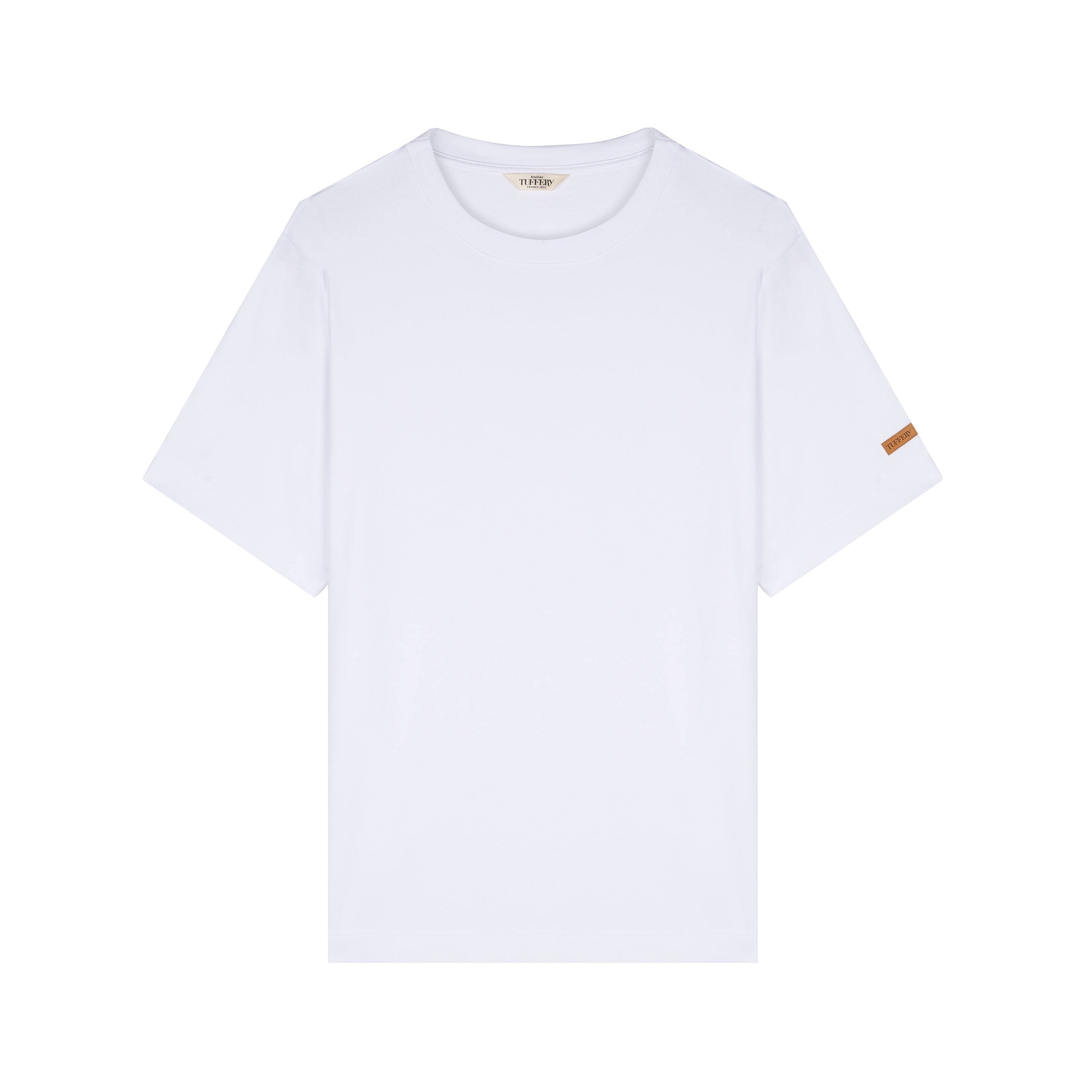 T-shirt Homme 100% Coton Bio Blanc – Atelier Tuffery