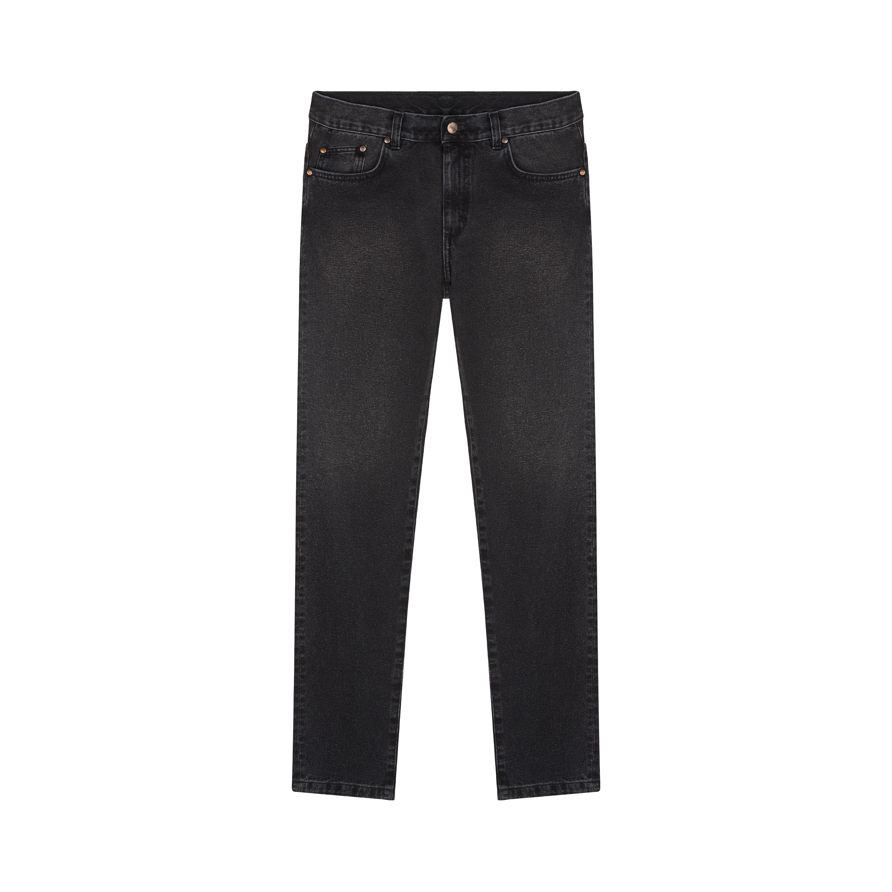 Jeans homme noir straight best sale