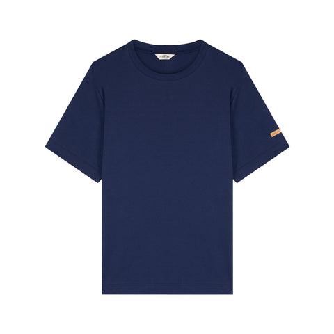 Men's 100% organic cotton navy blue T-shirt – Atelier Tuffery