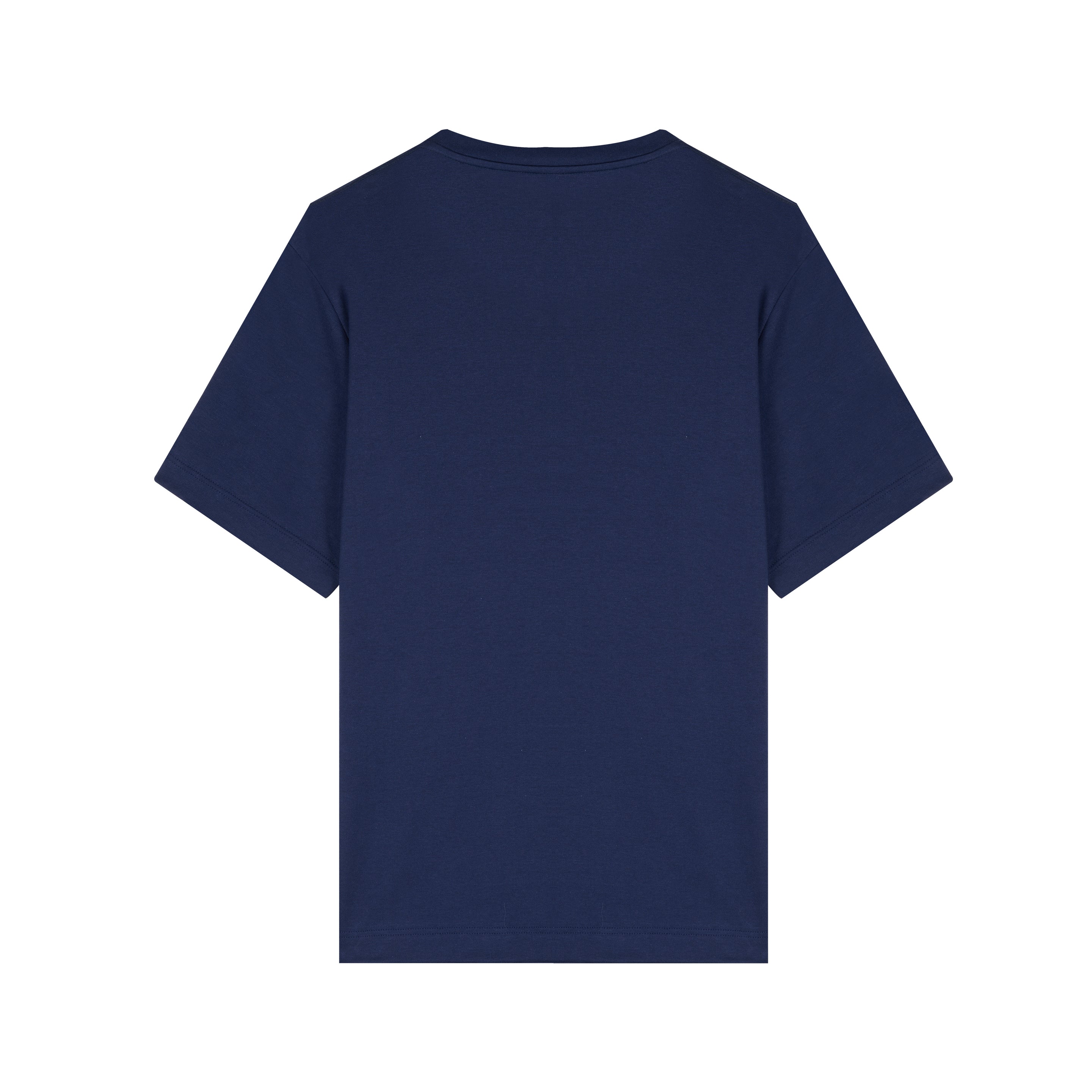T-shirt bleu Homme en 100% coton bio Leres - Kaporal